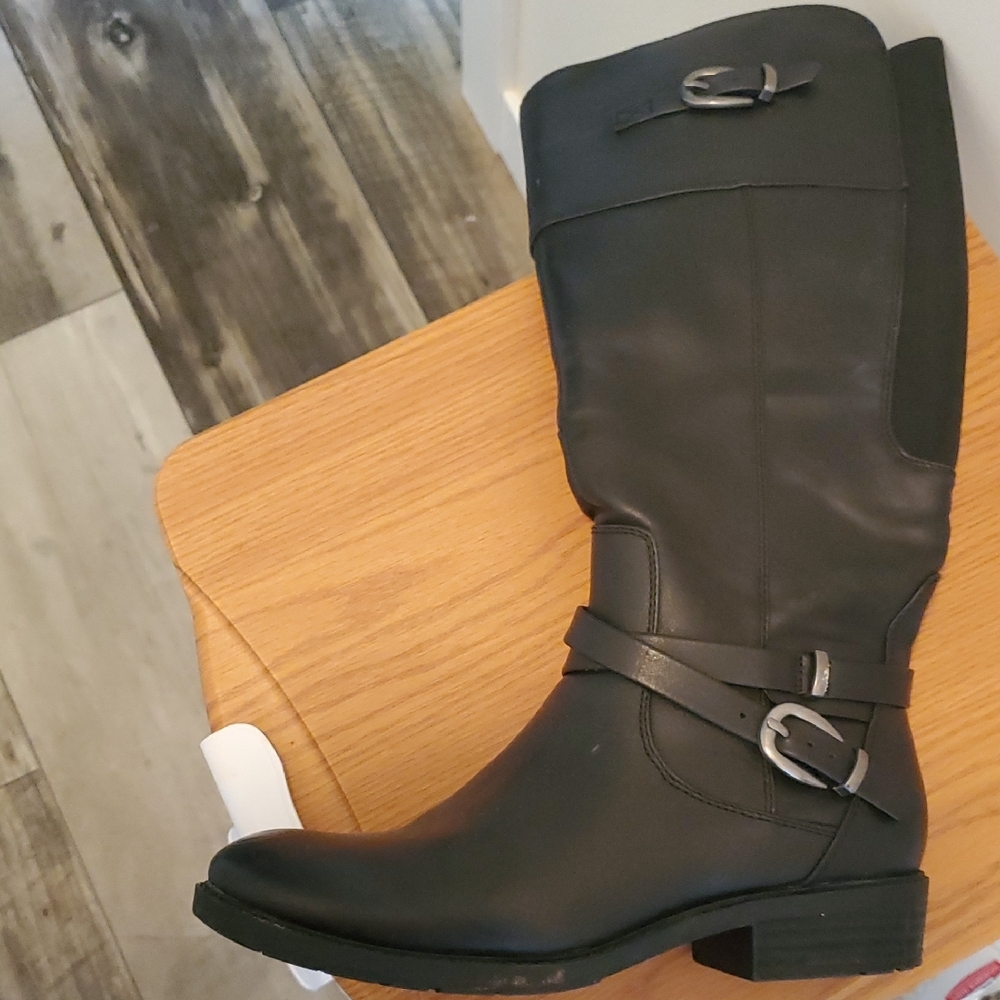 Denver Hayes Black Rider Low Heeled Boots AND Brown Pair As Well